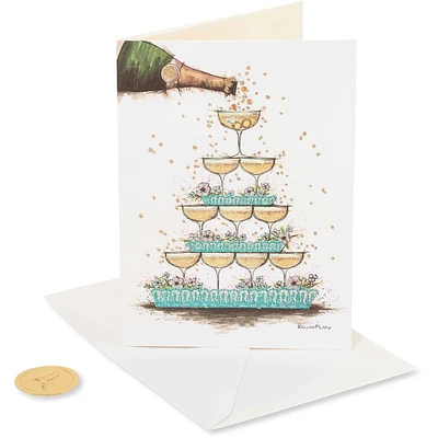 Papyrus Wedding Card for Couple - Designed By Bella Pilar (Overflowing with Love)