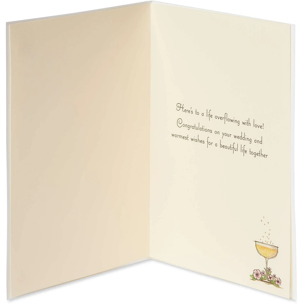 Papyrus Wedding Card for Couple - Designed By Bella Pilar (Overflowing with Love)