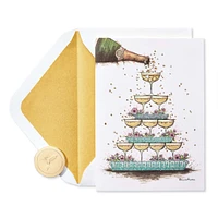 Papyrus Wedding Card for Couple - Designed By Bella Pilar (Overflowing with Love)