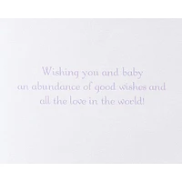 Papyrus Baby Shower Card (Abundance of Good Wishes)