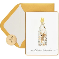 Papyrus Blank Thank You Card (Message in a Bottle)