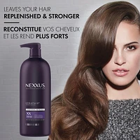 Nexxus Keraphix Damage Healing Conditioner for damaged, dry hair with ProteinFusion with keratin protein and black rice 1 L