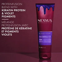 Nexxus  Purple Shampoo, hair care for colour treated Blonde or Silver hair Blonde Assure, Colour Toning - NO brassy yellow tones 251ML