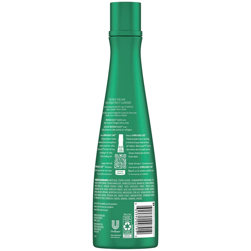 Nexxus Unbreakable Care™ Thickening Conditioner for Fine and Thin hair with Keratin, Collagen, Biotin