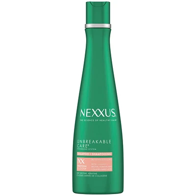 Nexxus Unbreakable Care™ Anti-Breakage Shampoo for Fine and Thin hair with Keratin, Collagen, Biotin