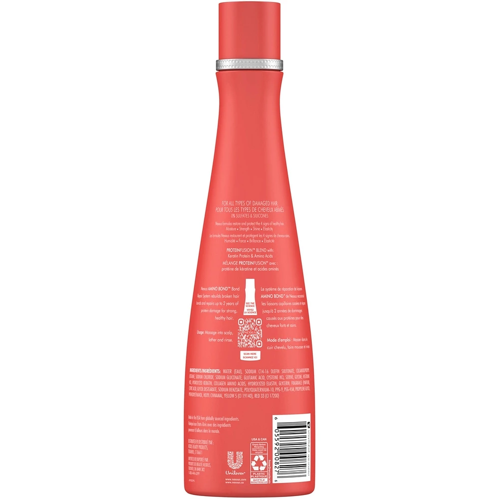 Amino Bond Shampoo for Damaged Hair Bond Repair System Sulfate-Free with Keratin Protein & Amino Acids