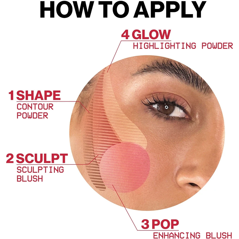 Halo Sculpt + Glow Face Palette