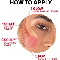 Halo Sculpt + Glow Face Palette -Back To Cali