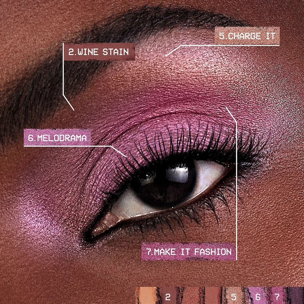Always On Mood  Board Eyeshadow Palette - Fiery Vibes