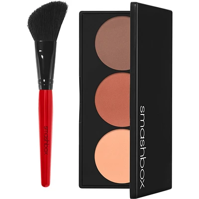 Step-By-Step Contour Highlighter & Bronzer Face Palette Kit