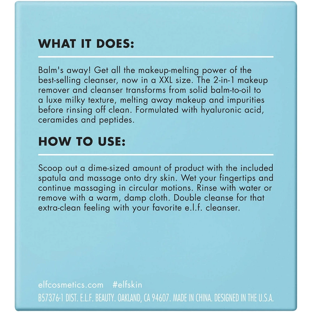 Holy Hydration Jumbo Cleansing Balm