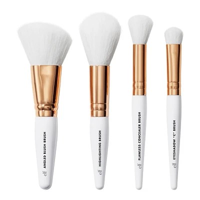 Rose Gold Travel Brush Kit