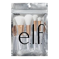 Rose Gold Travel Brush Kit