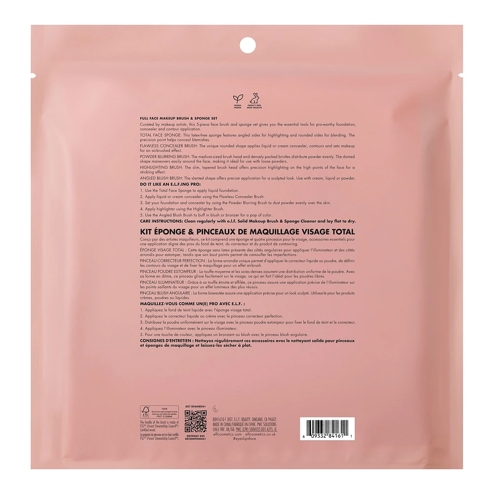 Complexion Essentials Brush & Sponge Set