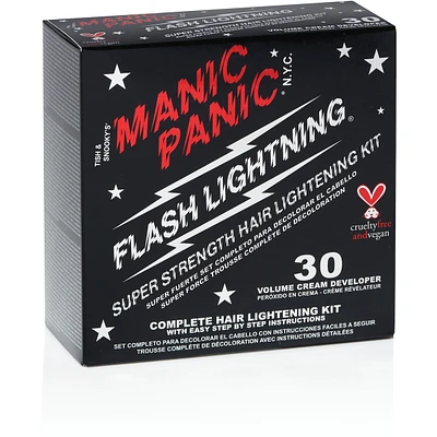 Flash lightning decolorant kit