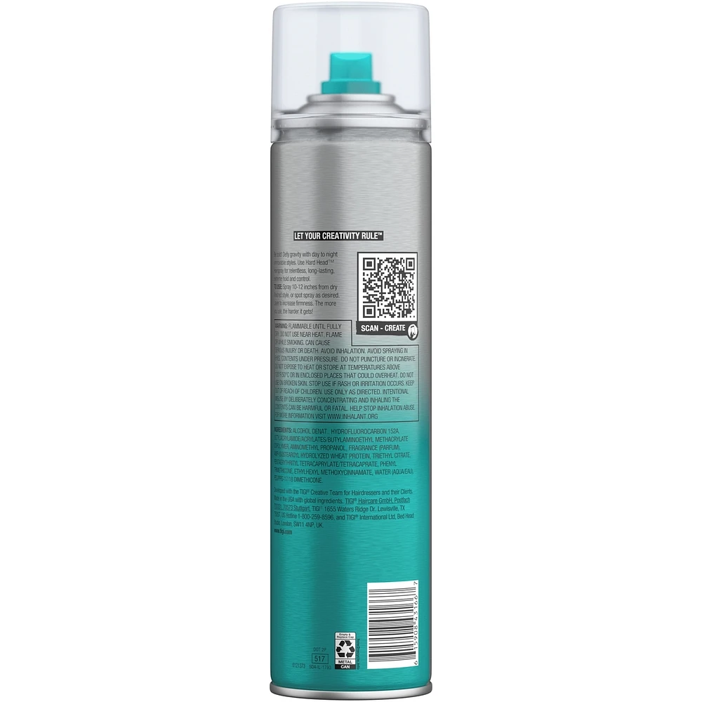 Hard Head Hairspray for Extra Strong Hold