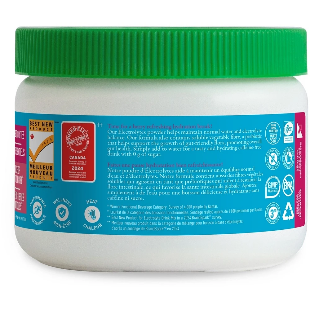 Electrolytes Wild Raspberry 210G TUB