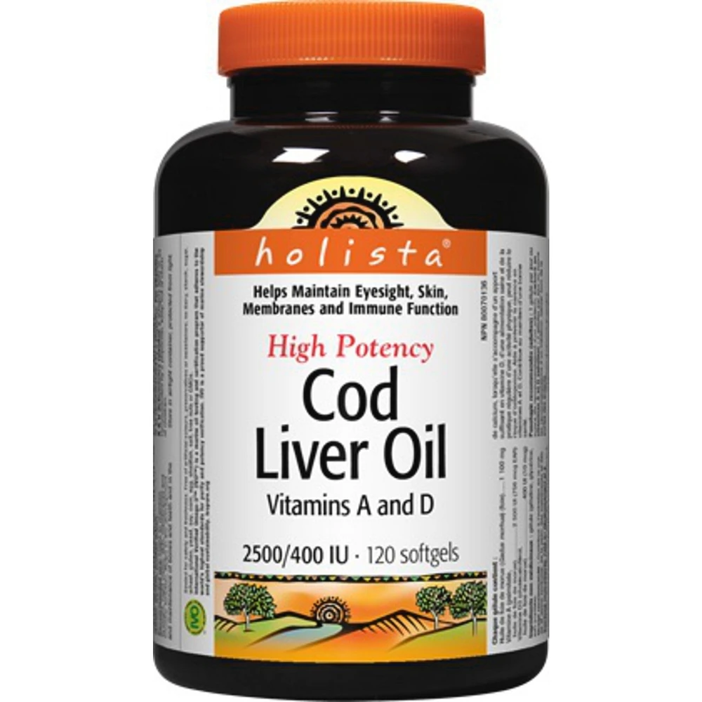 Cod Liver Oil High Potency 2500/400 IU