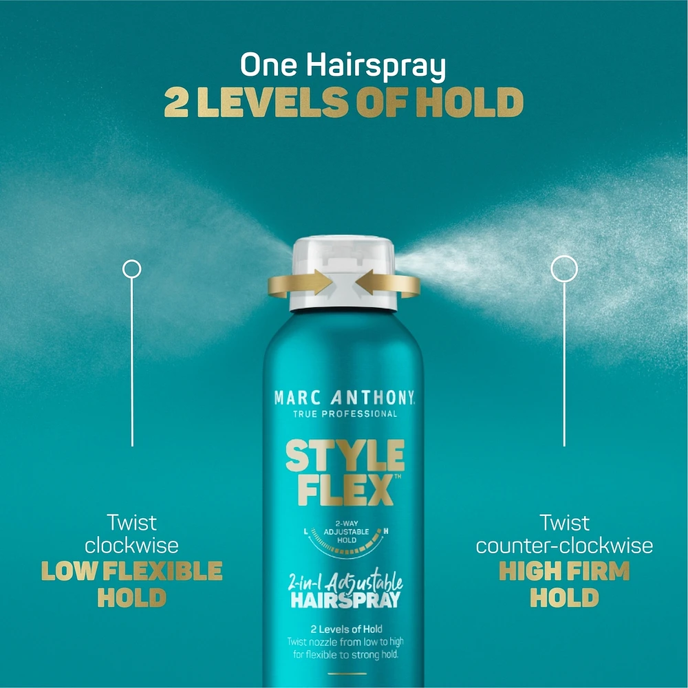Style Flex™ 2-IN-1 Adjustable Hairspray