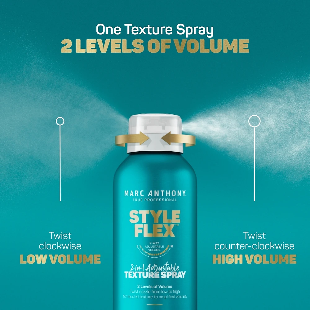 Style Flex™ 2-IN-1 Adjustable Texture Spray