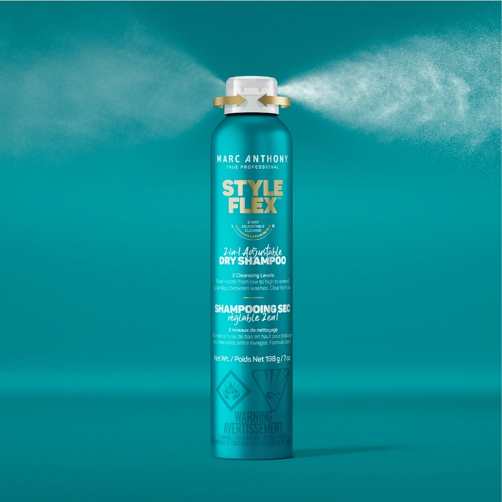Style Flex™ 2-IN-1 Adjustable Dry Shampoo