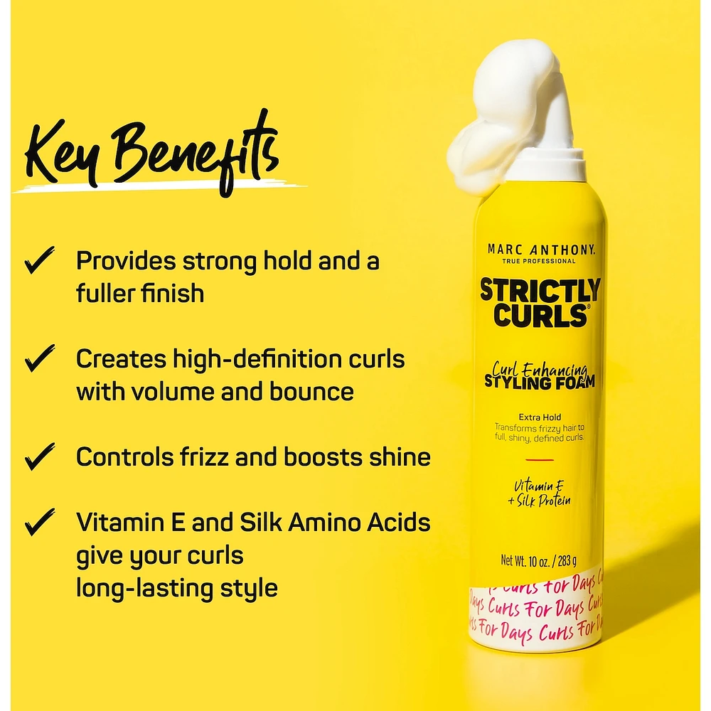 Strictly Curls Curl Enhancing Extra Hold Styling Foam