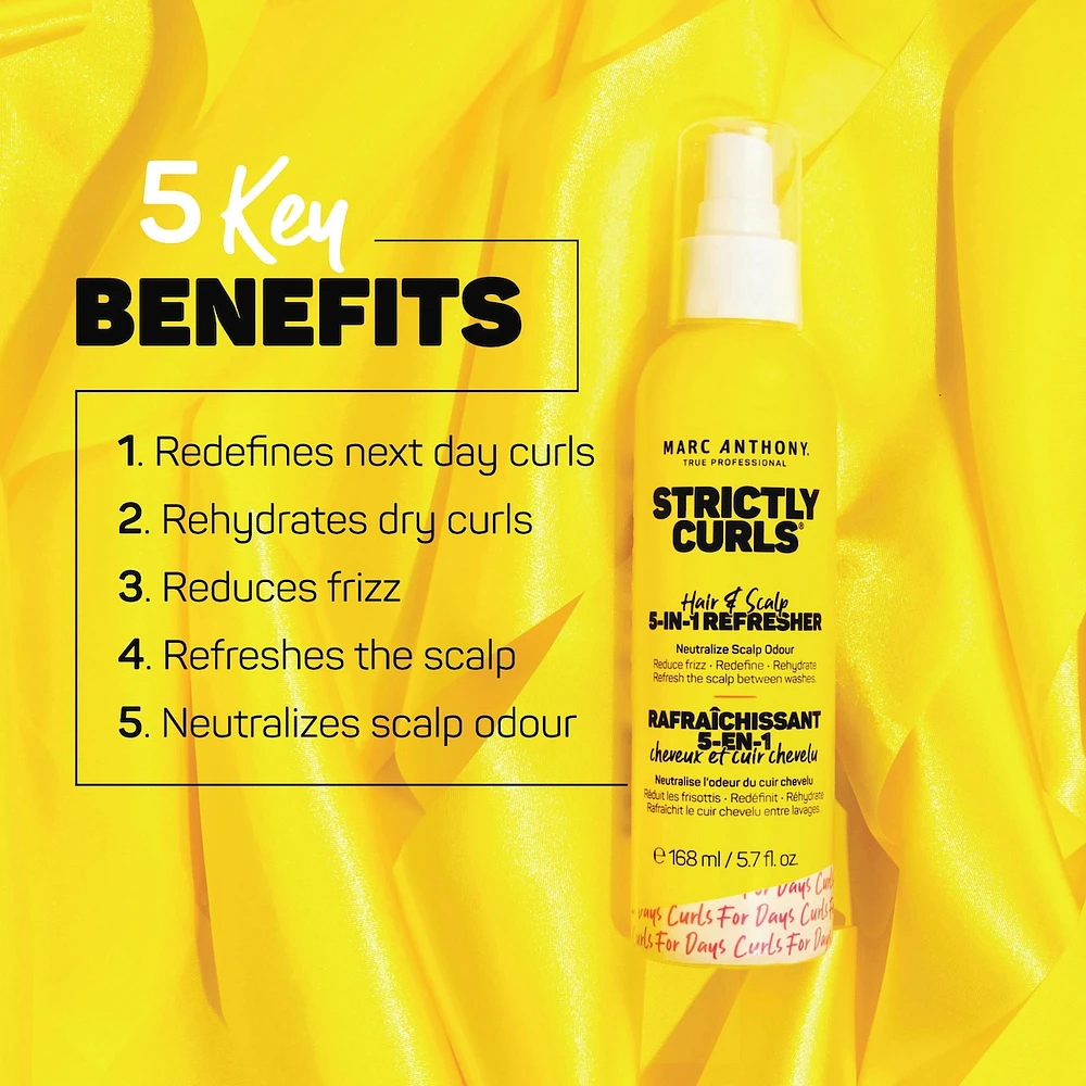 Strictly Curls™ Hair & Scalp 5-IN-1 Refresher