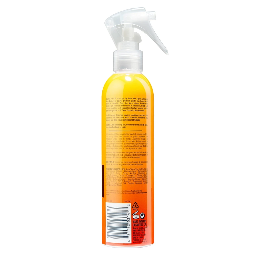 100% Extra Virgin Coconut Oil & Shea Butter Leave-In Conditioner