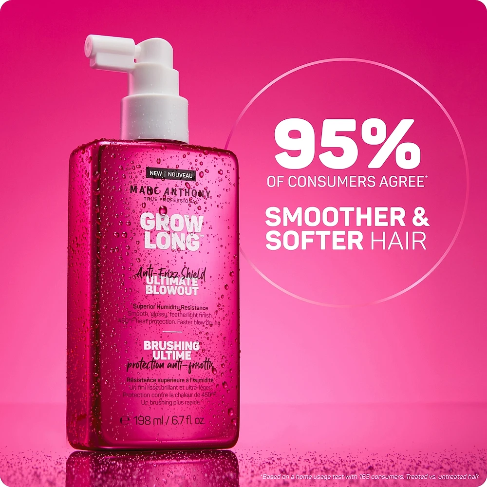 Marc Anthony True Professional® Grow Long™ Anti-Frizz Shield 
ULTIMATE BLOWOUT