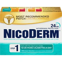 NICODERM® Stop Smoking System, STEP 1
