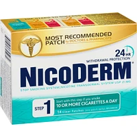 NICODERM® Stop Smoking System, STEP 1
