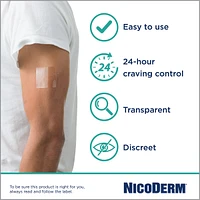 NICODERM® Stop Smoking System, STEP 1