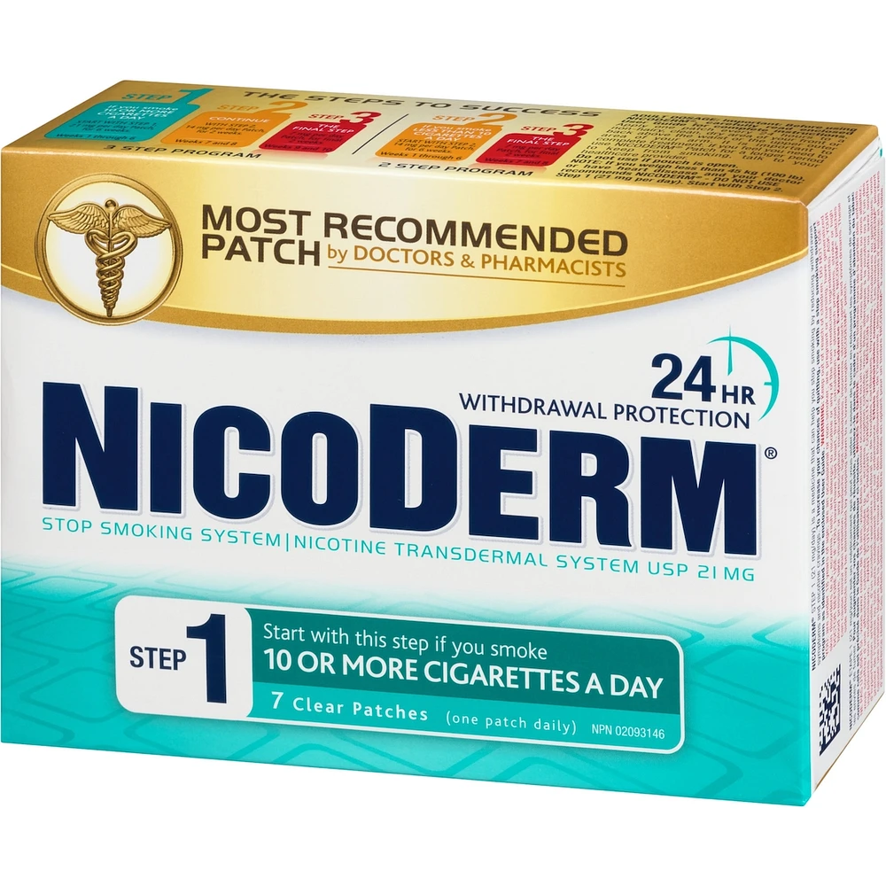 NICODERM® Stop Smoking System, STEP 1