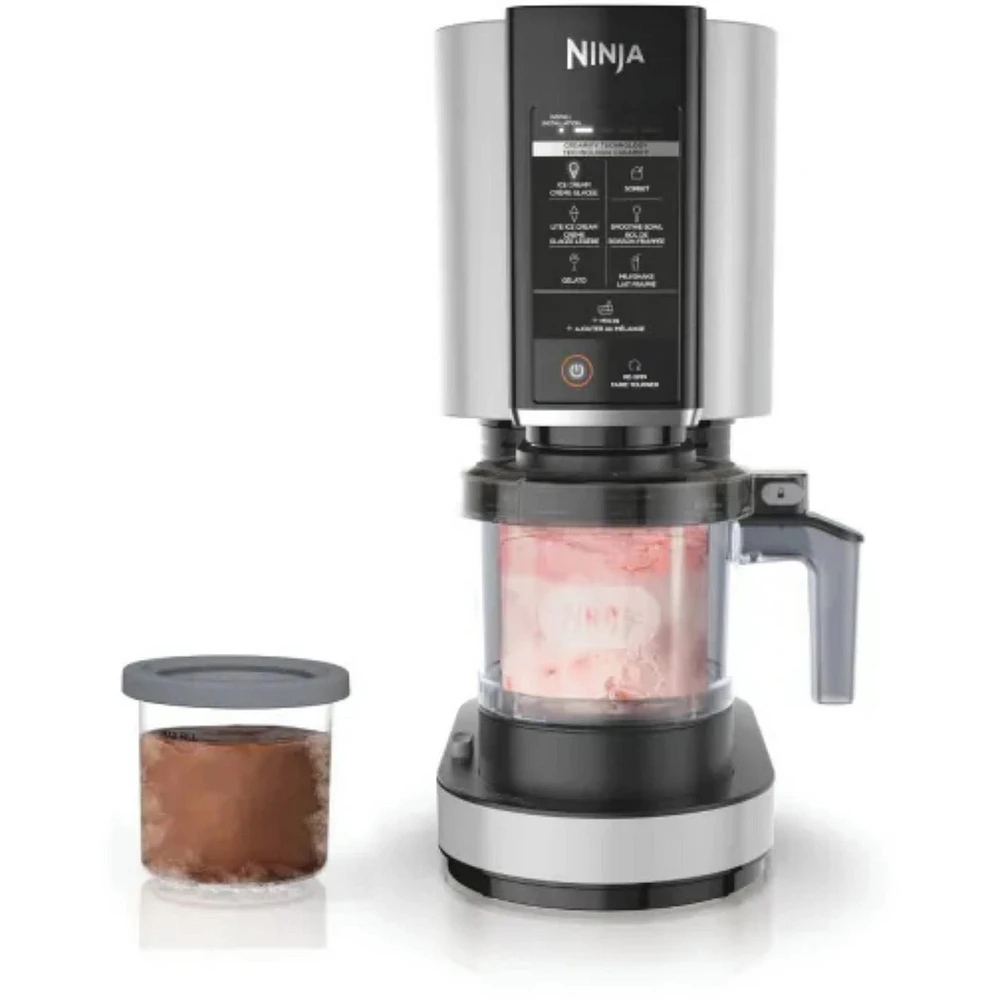 Ninja CREAMi 7-in-1 Ice Cream Maker, White