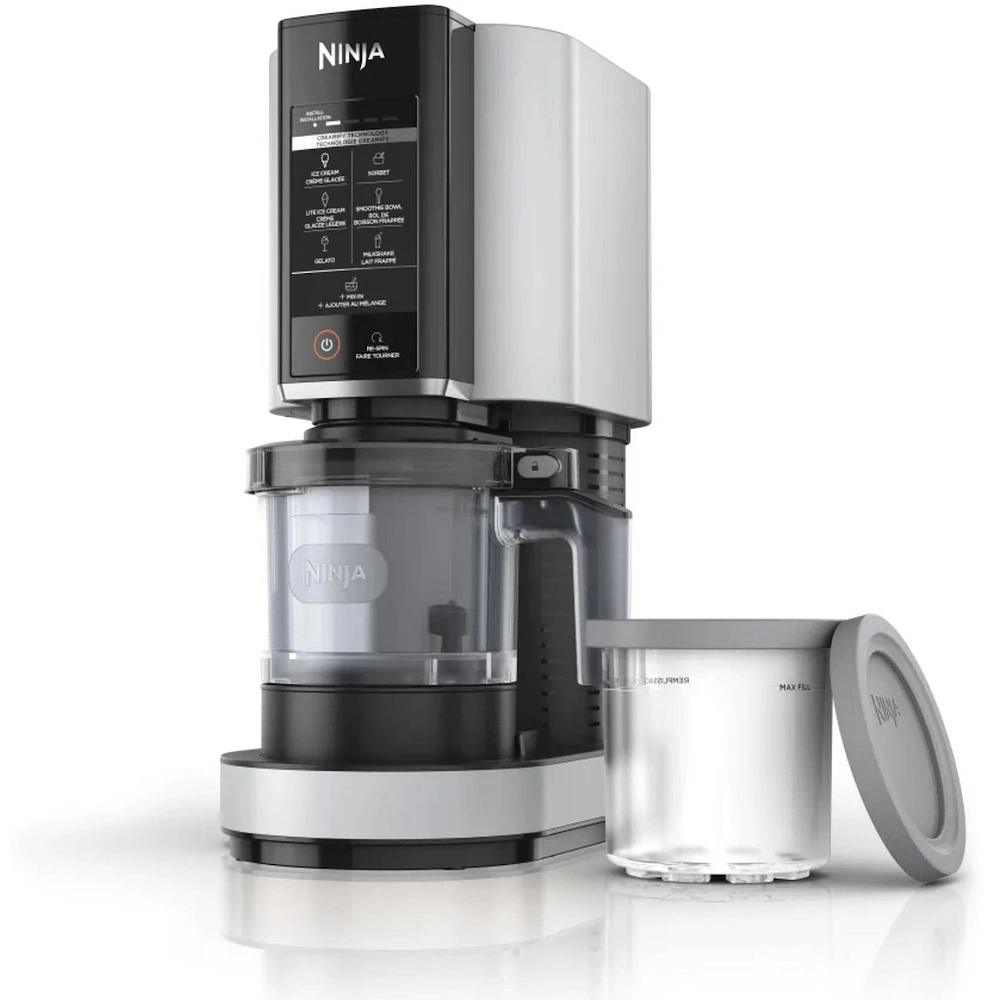 Ninja CREAMi 7-in-1 Ice Cream Maker, White