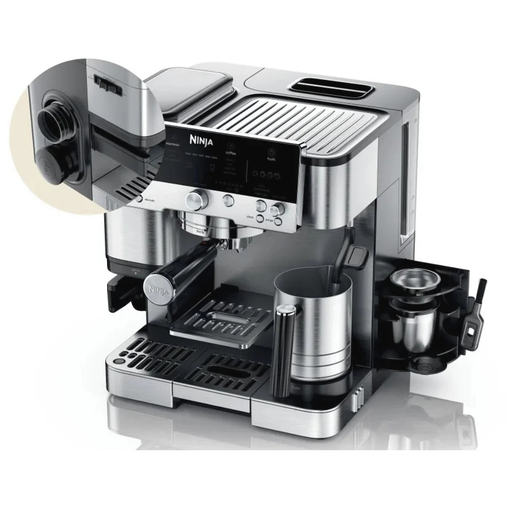 Ninja Luxe Café Premier Series 3-in-1 Espresso Machine Drip Coffee Maker & Cold Brew Machine