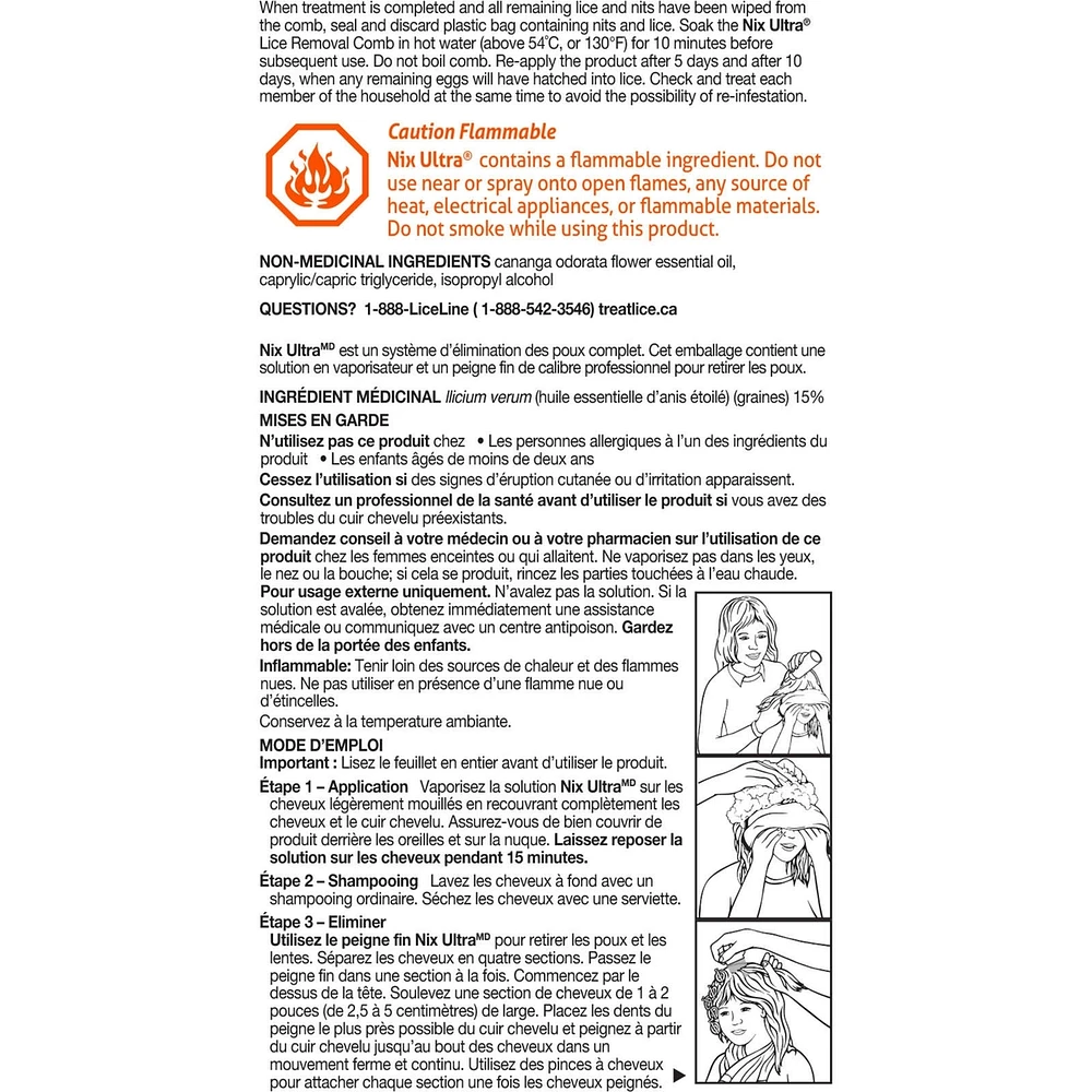 Nix Ultra, Kills Lice Pesticide Free