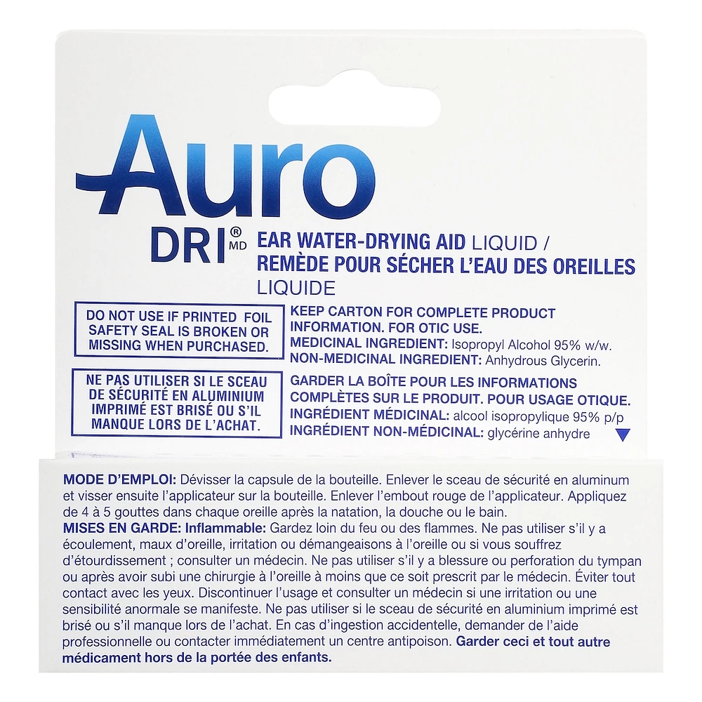 Auri-Dri Ear Water-Drying Aid Liquid
