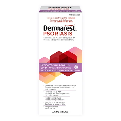Dermarest Psoriasis Medicated Shampoo Plus Conditioner