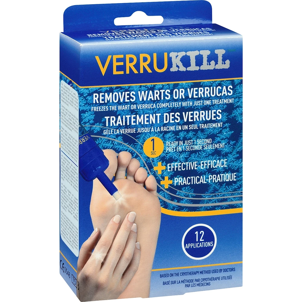 Verrukill® Removes Warts or Verrucas
