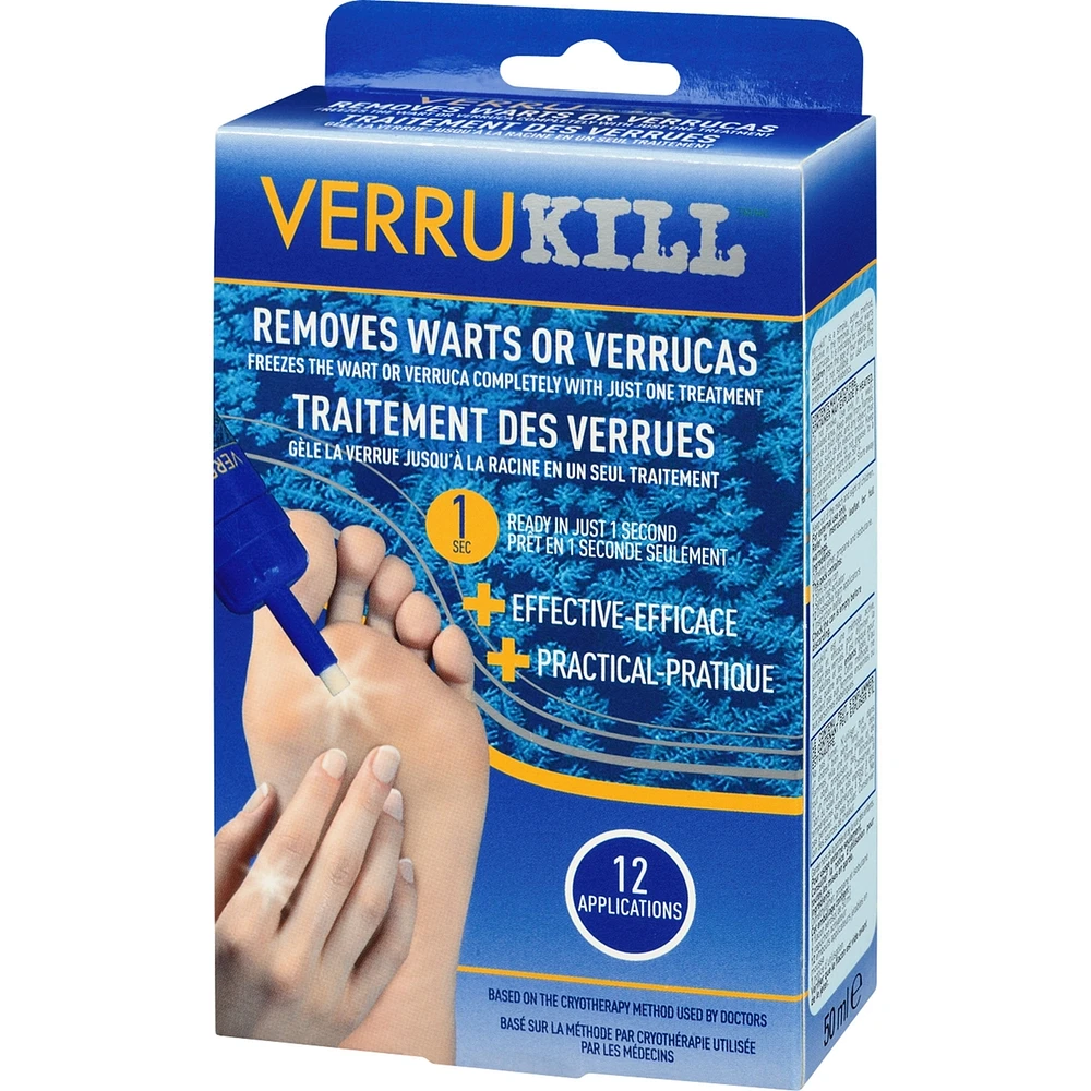 Verrukill® Removes Warts or Verrucas
