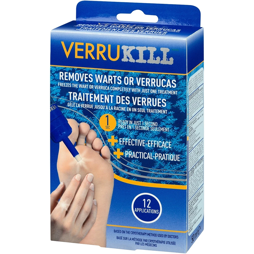 Verrukill® Removes Warts or Verrucas