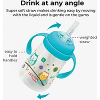 Weighted Straw Cup with Handles