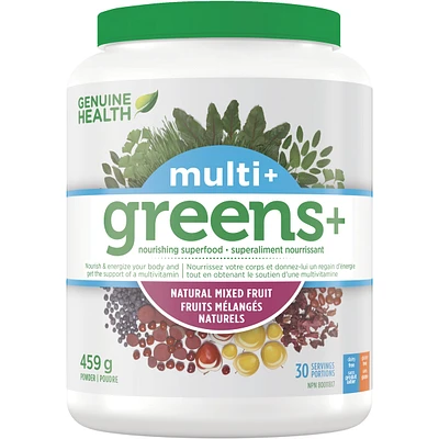 Greens + Multi + Fresh Fruit