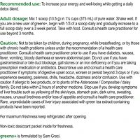 Greens+ Daily Detox, Natural Green Apple, Green Superfood Powder, Non GMO