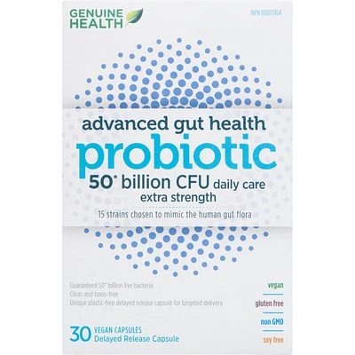 Advanced Gut Health Probiotics, Billion CFU