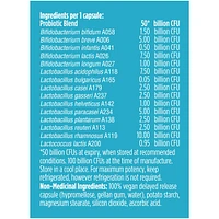 Advanced Gut Health Probiotics, 50 Billion CFU, 15 Diverse Strains