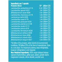 Advanced Gut Health Daily Probiotics for Women, 50 Billion CFU, 15 Diverse Strains