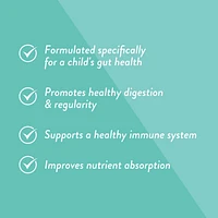 Advanced Gut Health Chewable Probiotic for Kids, Lemonade Flavor, 5 Billion CFU