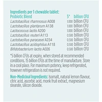 Advanced Gut Health Chewable Probiotic for Kids, Lemonade Flavor, 5 Billion CFU